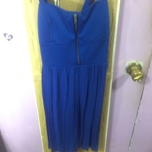 Jack BB Dakota sapphire cross back dress